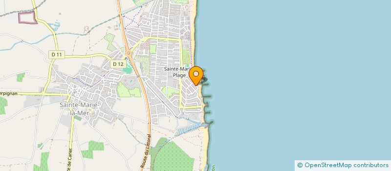 localisation de l'entreprise SARL SUNBEACH à SAINTE-MARIE-LA-MER