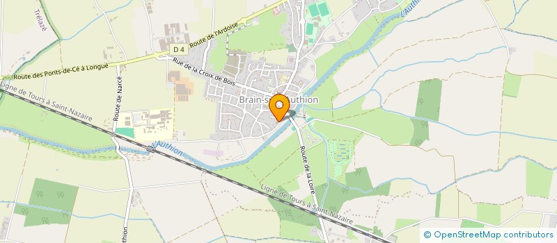 localisation de l'entreprise SARL SUNNINGDALE  LOIRE-AUTHION