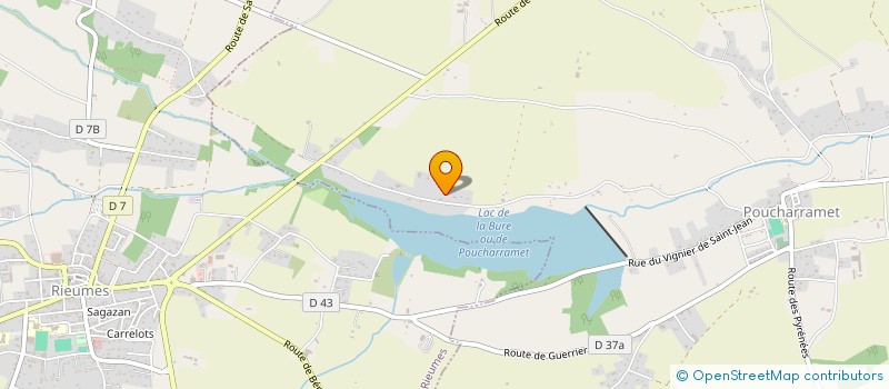 localisation de l'entreprise SARL SUP 2000 à POUCHARRAMET