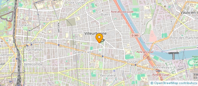 localisation de l'entreprise SARL SUPA à VILLEURBANNE