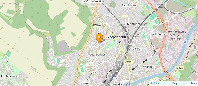 localisation de l'entreprise SARL SUPER 2000 NOGENT à NOGENT-SUR-OISE