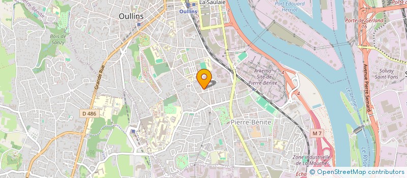 localisation de l'entreprise SARL SUPER DD  OULLINS-PIERRE-BENITE