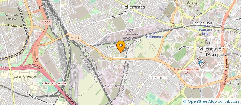 localisation de l'entreprise SARL SUPERETTE DE L'EPINE à LILLE