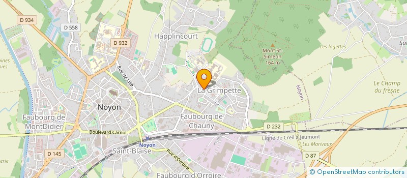localisation de l'entreprise SARL SUPERETTE NOYONNAISE à NOYON