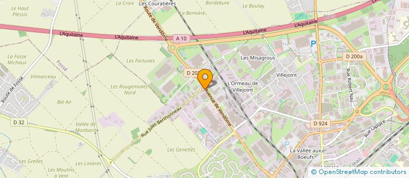 localisation de l'entreprise SARL SUPERMARCHE DE BLOIS à BLOIS