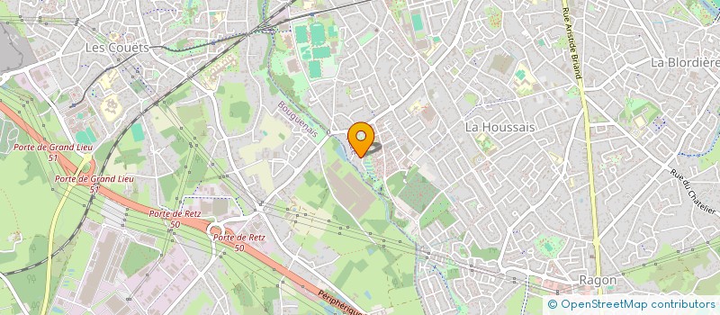 localisation de l'entreprise SARL SUPERSAC  REZE