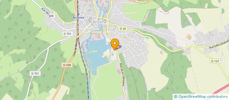 localisation de l'entreprise SARL SUR LE CHEMIN DU COEUR DE LION  BRIONNE