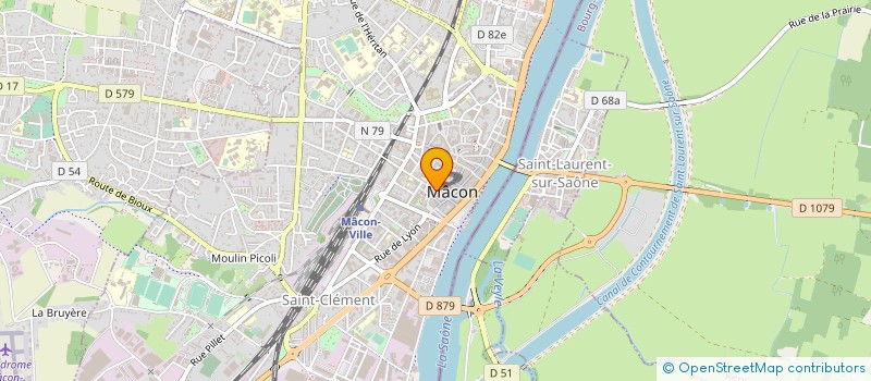localisation de l'entreprise SARL SURFASOL à MACON