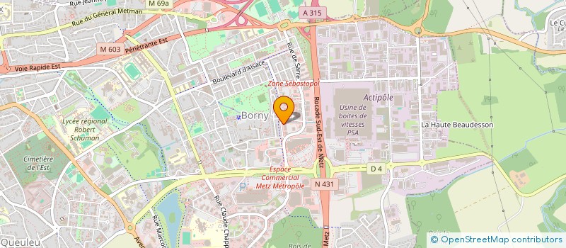 localisation de l'entreprise SARL SURVEIL à METZ