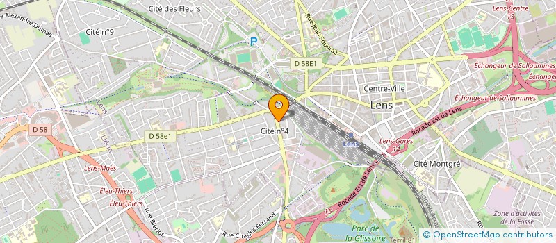 localisation de l'entreprise SARL SURVEILLANCE DU BASSIN MINIER à LENS