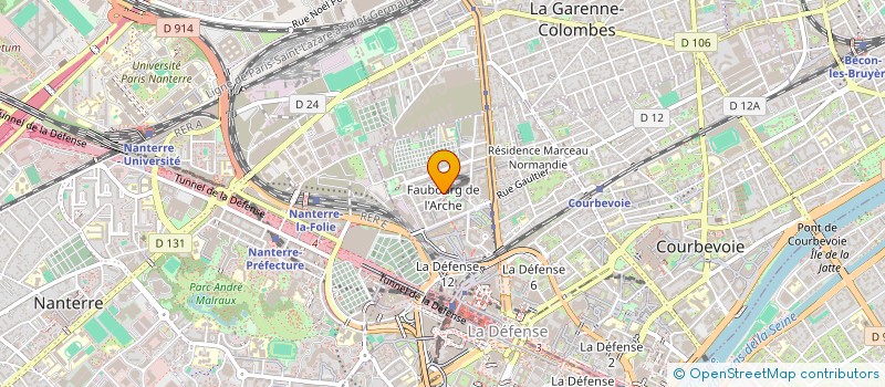 localisation de l'entreprise SARL SUSHIS TOKYO à COURBEVOIE