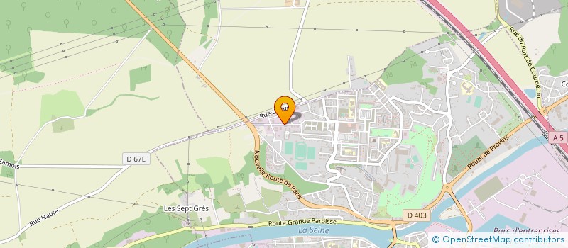 localisation de l'entreprise SARL SUTORIUS à MONTEREAU-FAULT-YONNE