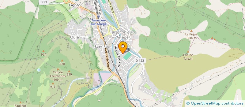 localisation de l'entreprise SARL SUTRA à TARASCON-SUR-ARIEGE