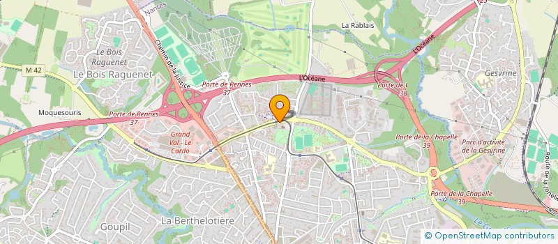 localisation de l'entreprise SARL SUZINEAU DOMINIQUE à NANTES