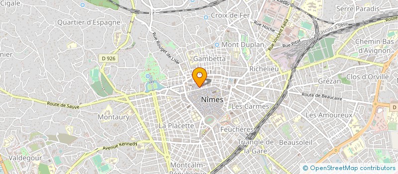 localisation de l'entreprise SARL SV à NIMES