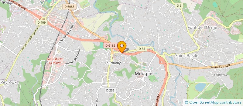 localisation de l'entreprise SARL SV à MOUGINS