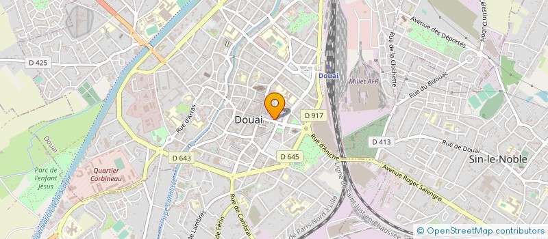 localisation de l'entreprise SARL SVDM à DOUAI