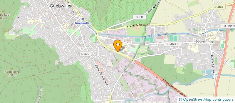 localisation de l'entreprise SARL SVJS à GUEBWILLER