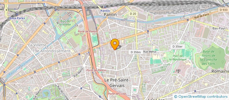 localisation de l'entreprise SARL SVPE à PANTIN