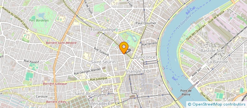 localisation de l'entreprise SARL SVS PLOMBERIE CHAUFFAGE  BORDEAUX