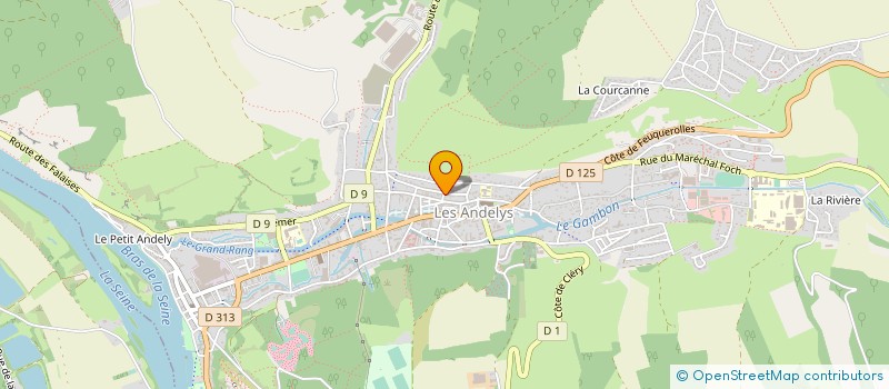 localisation de l'entreprise SARL SWAN INFORMATIQUE  LES ANDELYS