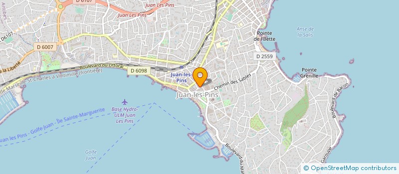 localisation de l'entreprise SARL SWB à ANTIBES
