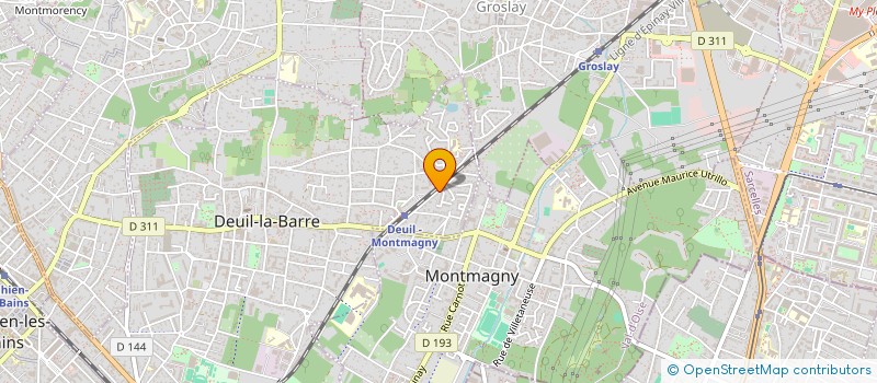 localisation de l'entreprise SARL SWILLMARK  DEUIL-LA-BARRE