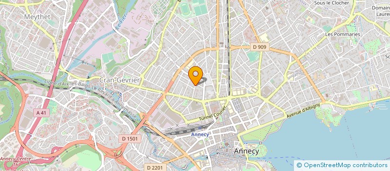 localisation de l'entreprise SARL SY à ANNECY