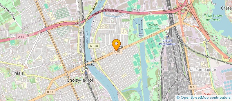 localisation de l'entreprise SARL SYANA à CHOISY-LE-ROI