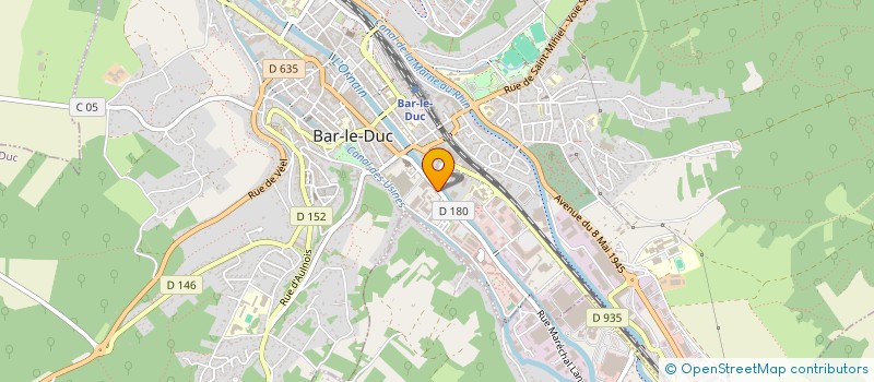 localisation de l'entreprise SARL SYBRICE à BAR-LE-DUC