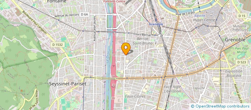 localisation de l'entreprise SARL SYDEX à GRENOBLE