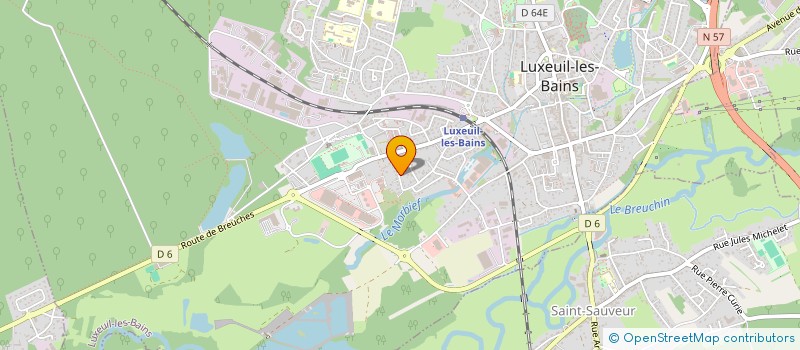 localisation de l'entreprise SARL SYLLEPSE à LUXEUIL-LES-BAINS