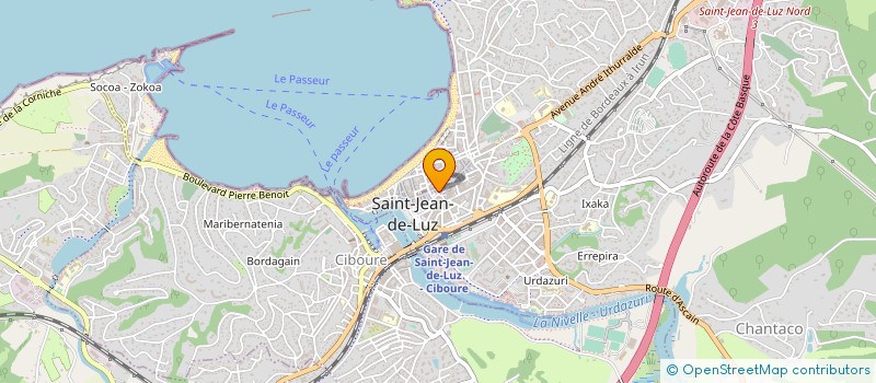 localisation de l'entreprise SARL SYLTOMANE à SAINT-JEAN-DE-LUZ