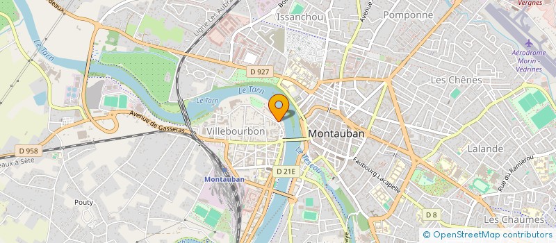 localisation de l'entreprise SARL SYLVAIN  MONTAUBAN