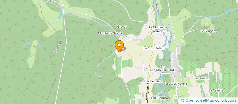 localisation de l'entreprise SARL SYLVAIN BOTON  BOURGUEIL