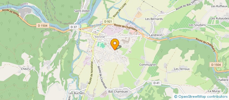 localisation de l'entreprise SARL SYLVAIN BURNOLLE à YENNE