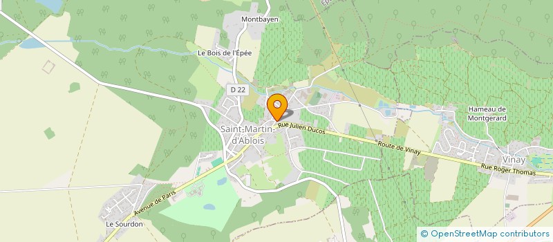 localisation de l'entreprise SARL SYLVAIN DROMARD  SAINT MARTIN D'ABLOIS