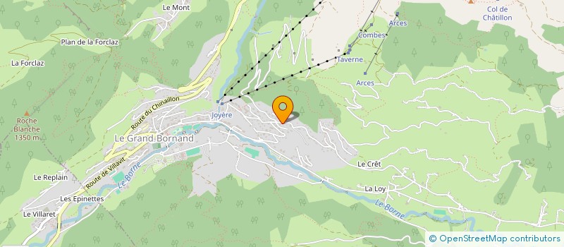 localisation de l'entreprise SARL SYLVAIN PERRILLAT  LE GRAND-BORNAND