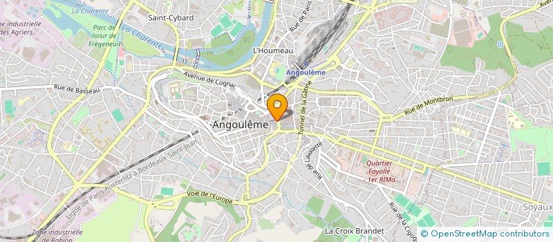 localisation de l'entreprise SARL SYLVIE MODE à ANGOULEME