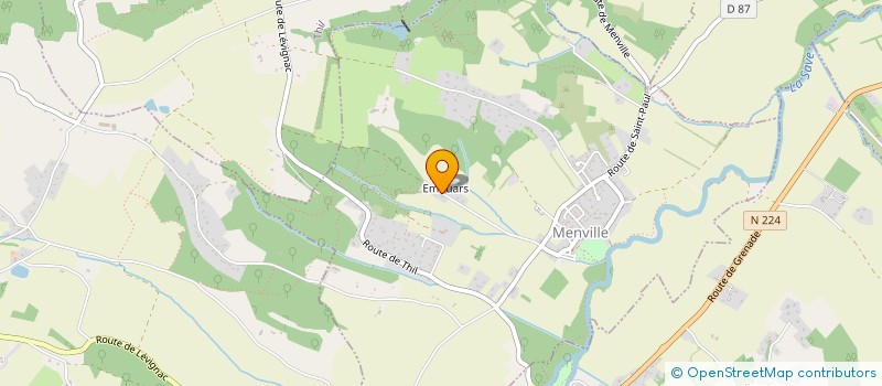 localisation de l'entreprise SARL SYLVSTAF  MENVILLE