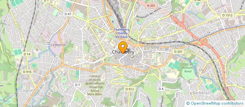 localisation de l'entreprise SARL SYMPHONIE IMMOBILIER à CHAMBERY