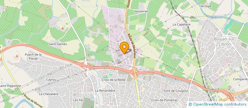 localisation de l'entreprise SARL SYNAXIS à BEZIERS
