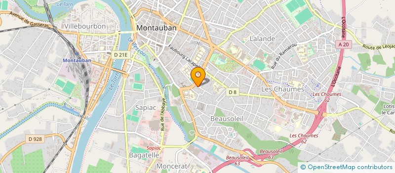 localisation de l'entreprise SARL SYNERGIE à MONTAUBAN