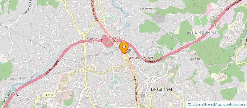 localisation de l'entreprise SARL SYNERGIE à MOUGINS