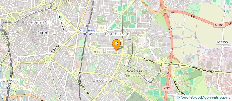 localisation de l'entreprise SARL SYNERGIE BATIMENT à DIJON