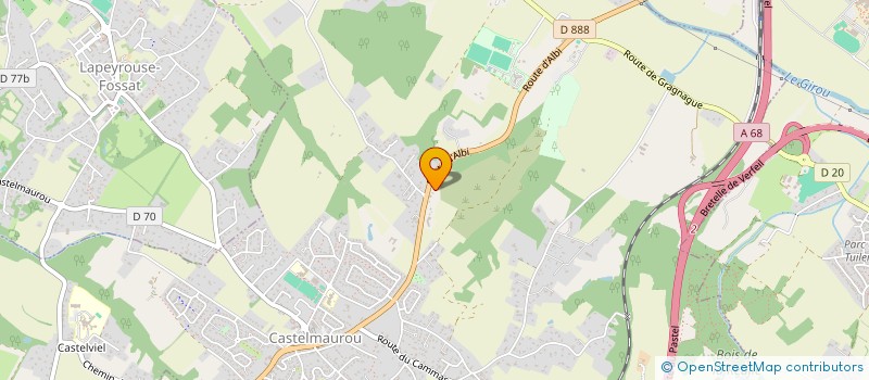 localisation de l'entreprise SARL SYNERSUD à ROUFFIAC-TOLOSAN