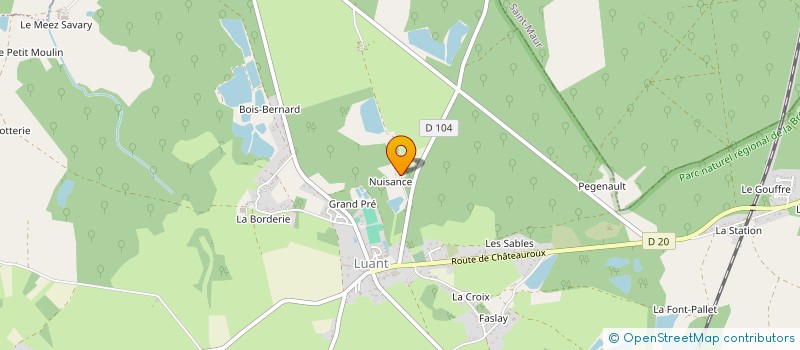 localisation de l'entreprise SARL SYSTEM G à LUANT