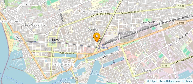 localisation de l'entreprise SARL SYSTEME DECO à LE HAVRE
