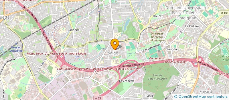 localisation de l'entreprise SARL SYSTEME ETANCHEITE à PESSAC