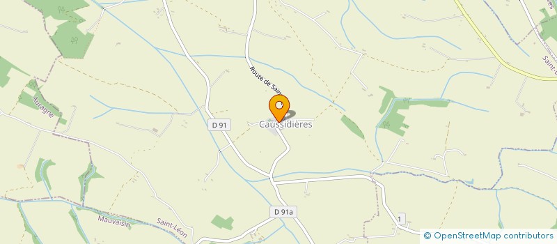 localisation de l'entreprise SARL SYSTEMPLAC.  SAINT-LEON